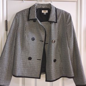 EUC Talbots houndstooth Jacket